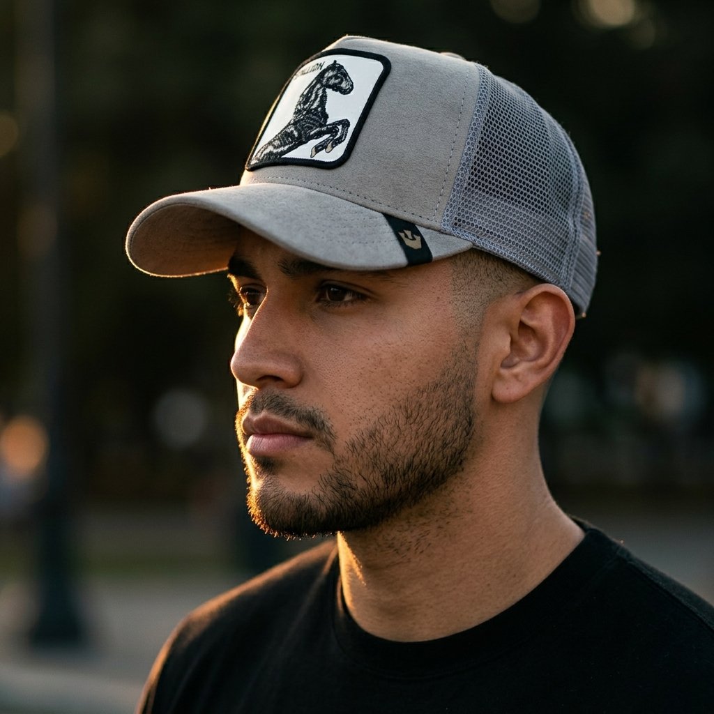 Chico con Gorra Stallion - Perfil